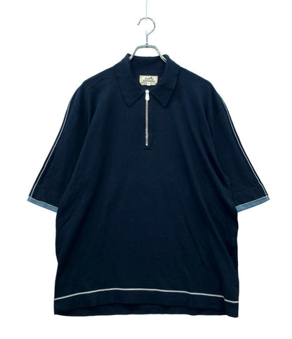 HERMES 半袖シャツ ハーフジップ メンズ SIZE XXL エルメス