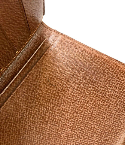 LOUIS VUITTON 二つ折り長財布 PVC モノグラム ポルト シェキェ カルト クレディ M62225 ユニセックス ルイ・ヴィトン