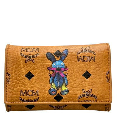 美品 MCM 三つ折り財布 メンズ レディース エムシーエム