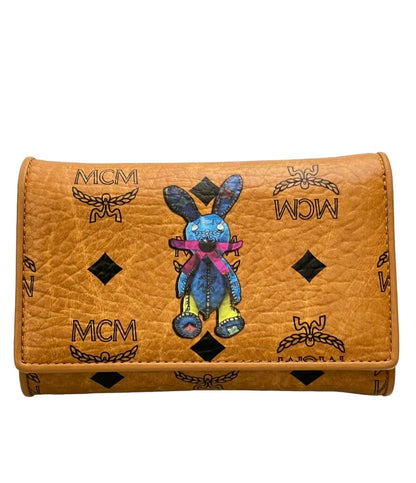 美品 MCM 三つ折り財布 メンズ レディース エムシーエム