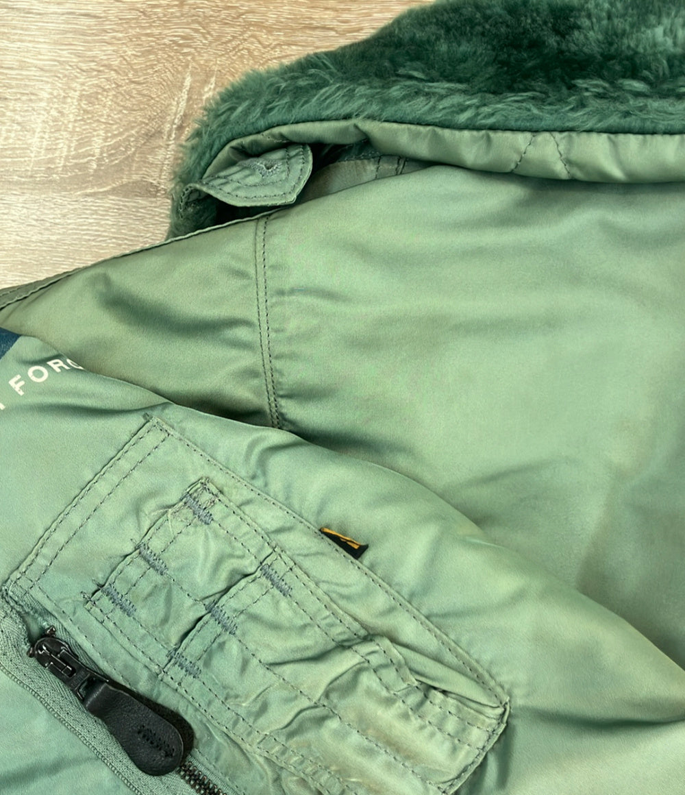 ALPHA フライトジャケット TYPE B-15D メンズ SIZE MEDIUM (M) アルファ