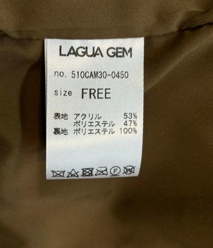 美品 ラグアジェム フェイクファーコート ヒョウ柄 レディース SIZE FREE (M) LAGUAGEM