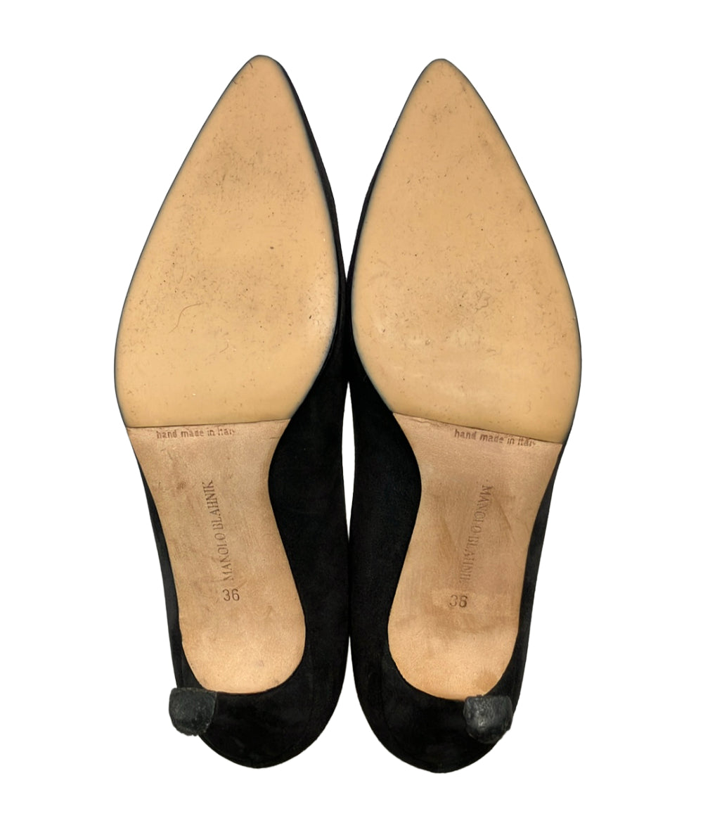 MANOLO BLAHNIK パンプス ハイヒール スエード レディース SIZE 36 マノロブラニク