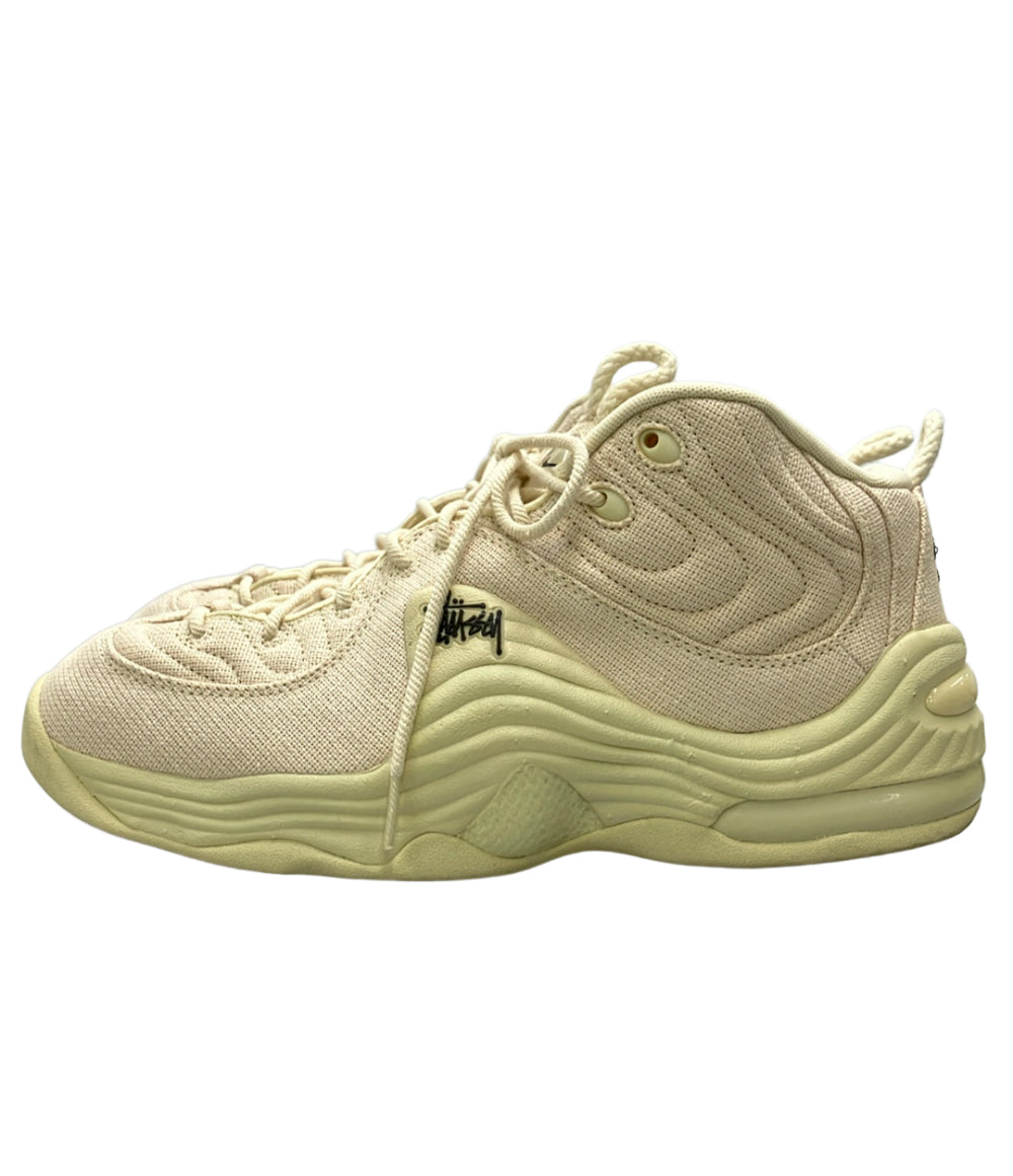 NIKE STUSSY ミドルカットスニーカー エアペニー 2 フォシル DQ5674-200 メンズ SIZE 29.0 ナイキ ステューシー