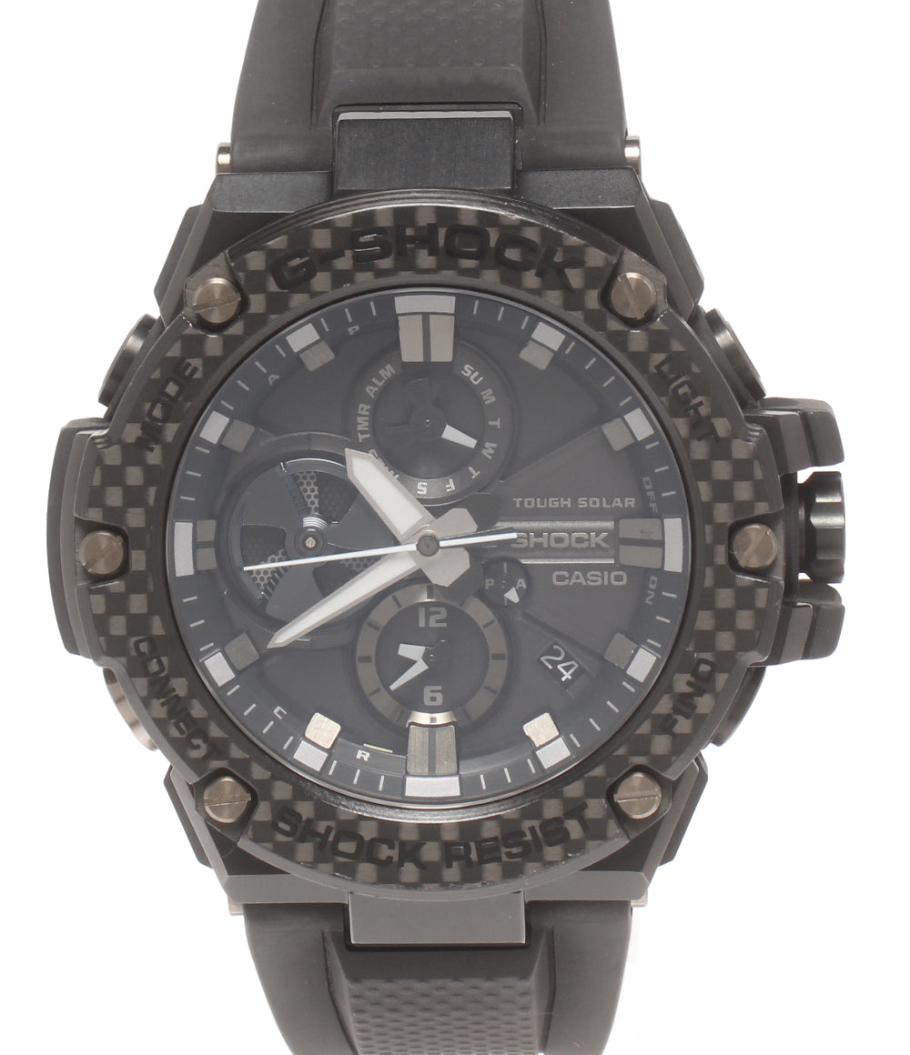 CASIO 腕時計 Bluetooth Gスチール G-STEEL 電波ソーラー G-SHOCK ソーラー ブラック GST-B100 メンズ カシオ