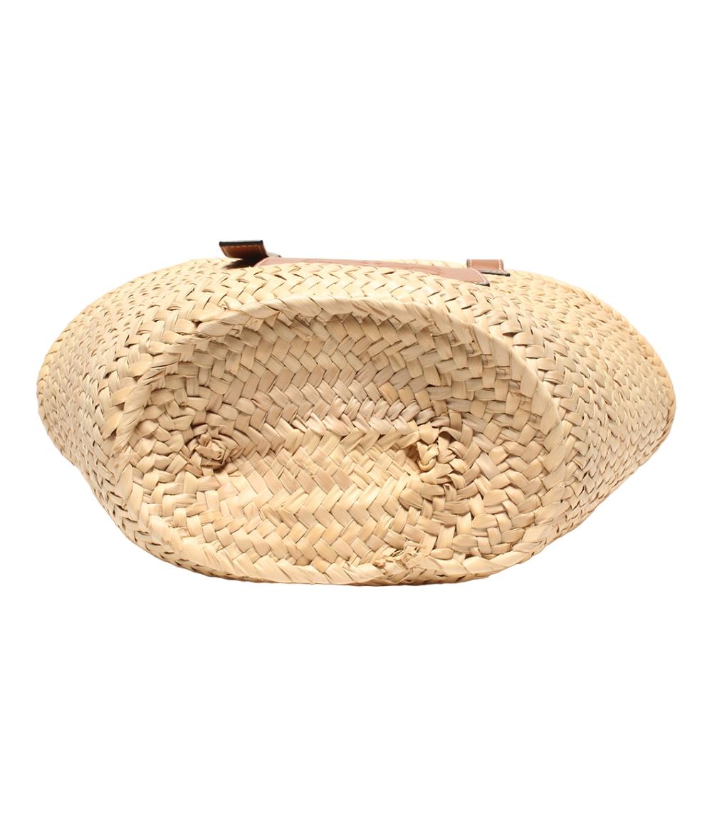 ロエベ かごバッグ ショルダーバッグ 肩掛け バスケットバッグ ヤシの葉&カーフ レディース LOEWE