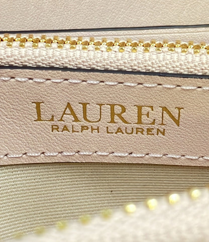美品 ポロ・ラルフローレン ラウンドファスナー二つ折り財布 レディース POLO RALPH LAUREN