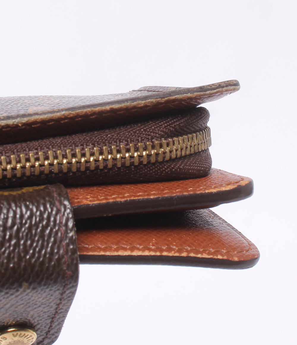 訳あり LOUIS VUITTON 二つ折り財布 コンパクト ジップ モノグラム M61667 レディース メンズ ルイ・ヴィトン