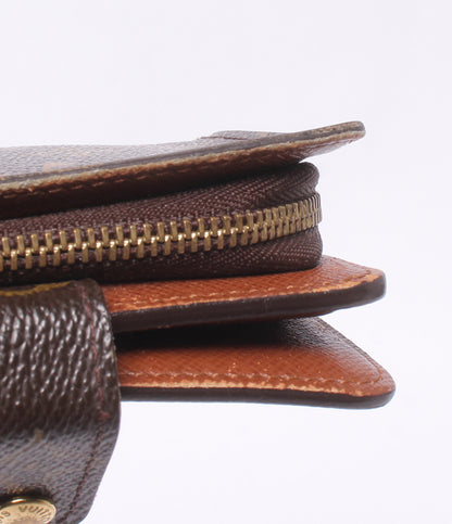 訳あり LOUIS VUITTON 二つ折り財布 コンパクト ジップ モノグラム M61667 レディース メンズ ルイ・ヴィトン