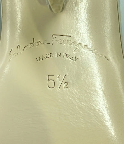 Salvatore Ferragamo ミュールサンダル VALERY 55 0749544 レディース SIZE 5 1/2 サルヴァトーレフェラガモ