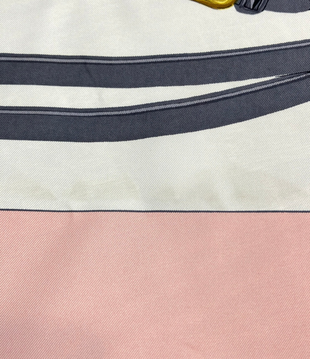 HERMES スカーフ カレ90 シルク100% ブリッド・ドゥ・ガラ レディース エルメス