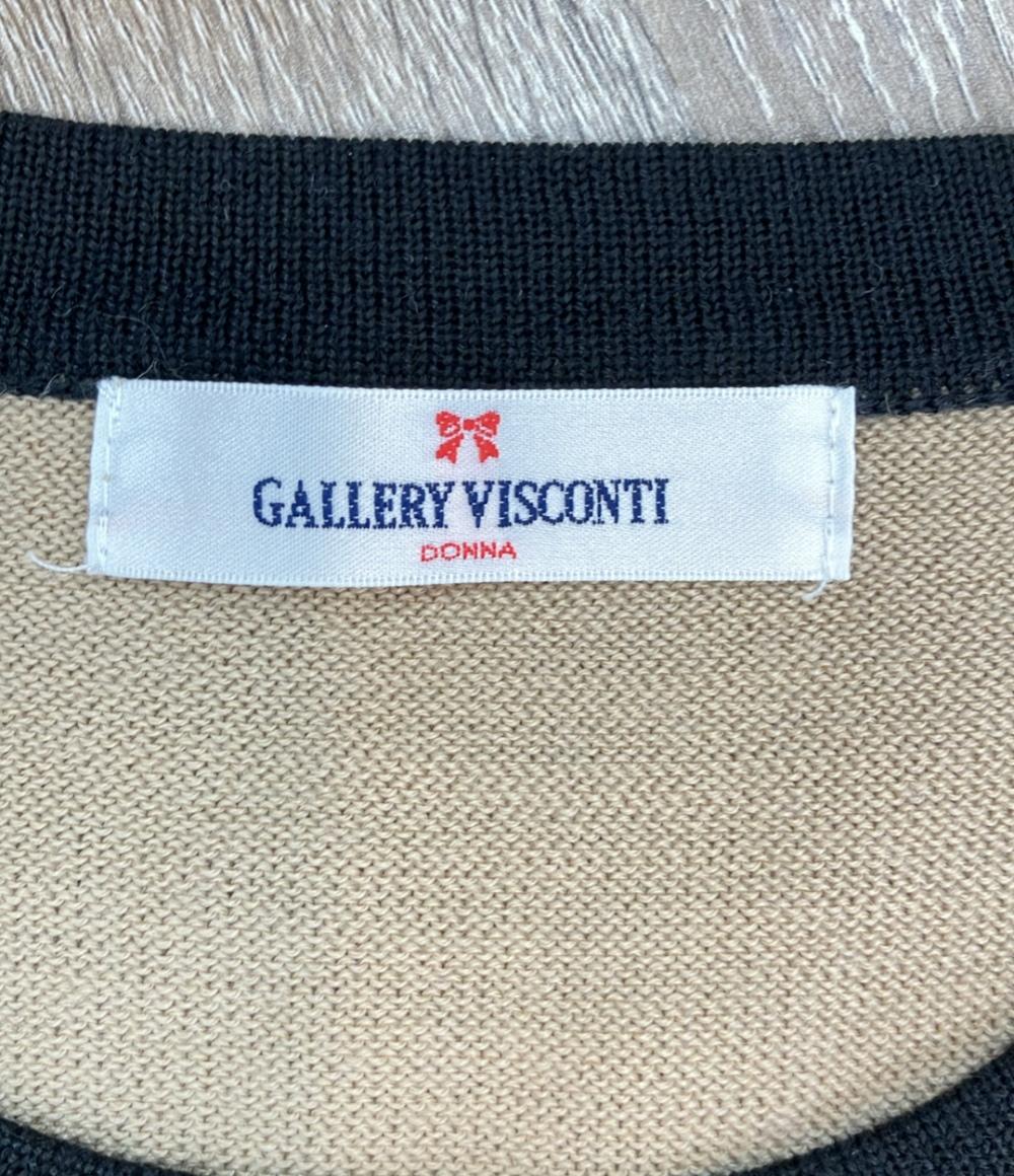 ギャラリービスコンティ ニット 長袖 チュニック レディース SIZE 2 (M) GALLERY VISCONTI