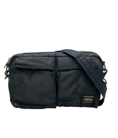 美品 PORTER 2way ショルダーバッグ 斜め掛け ポーチ タンカー メンズ ポーター