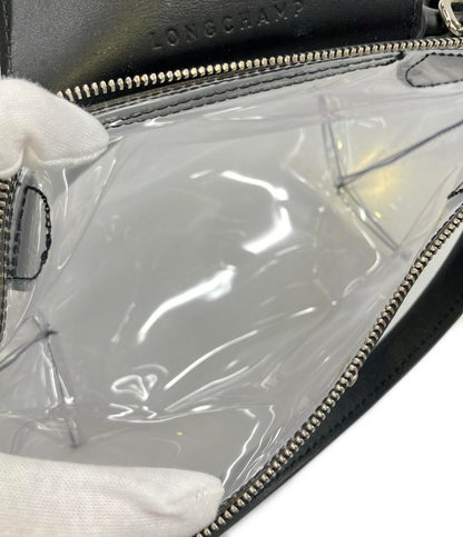 Longchamp Mr.Bags 2WAY ハンドバッグ ショルダーバッグ 斜め掛け 2019 Le Pliage Transparent レディース ロンシャン