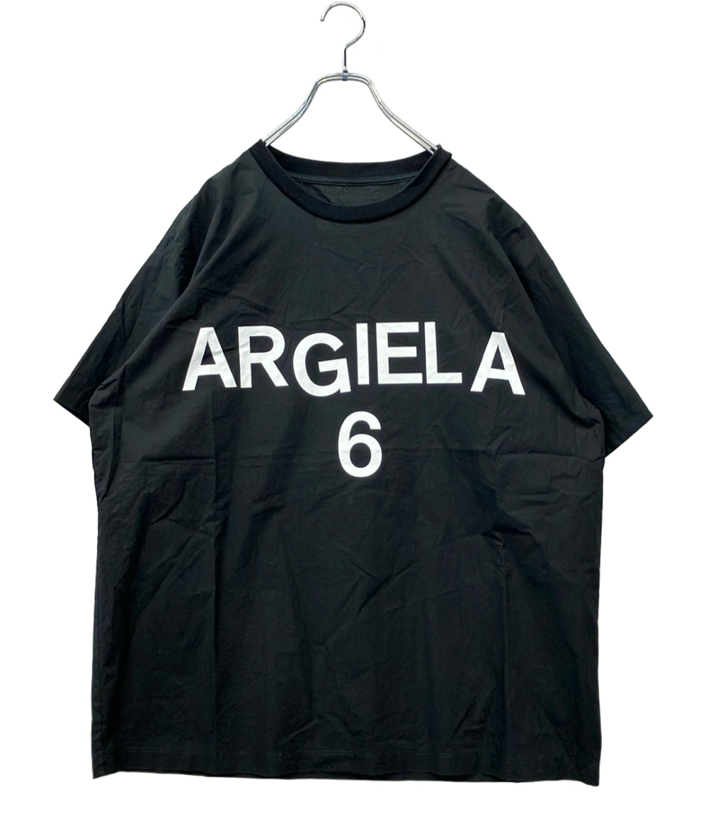 MM6 半袖Tシャツ ロゴ ブラック S52NC0280 S47294 メンズ SIZE 44 (S) エムエムシックス
