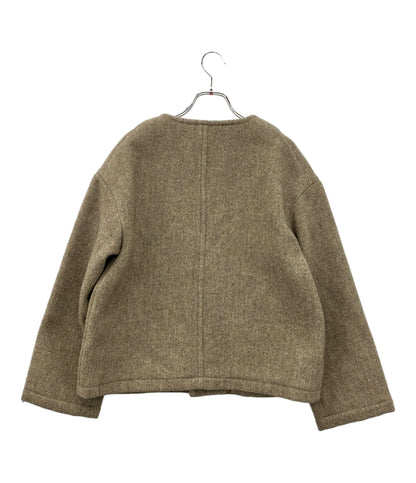 ダントン ノーカラーコート レディース SIZE 34 Danton