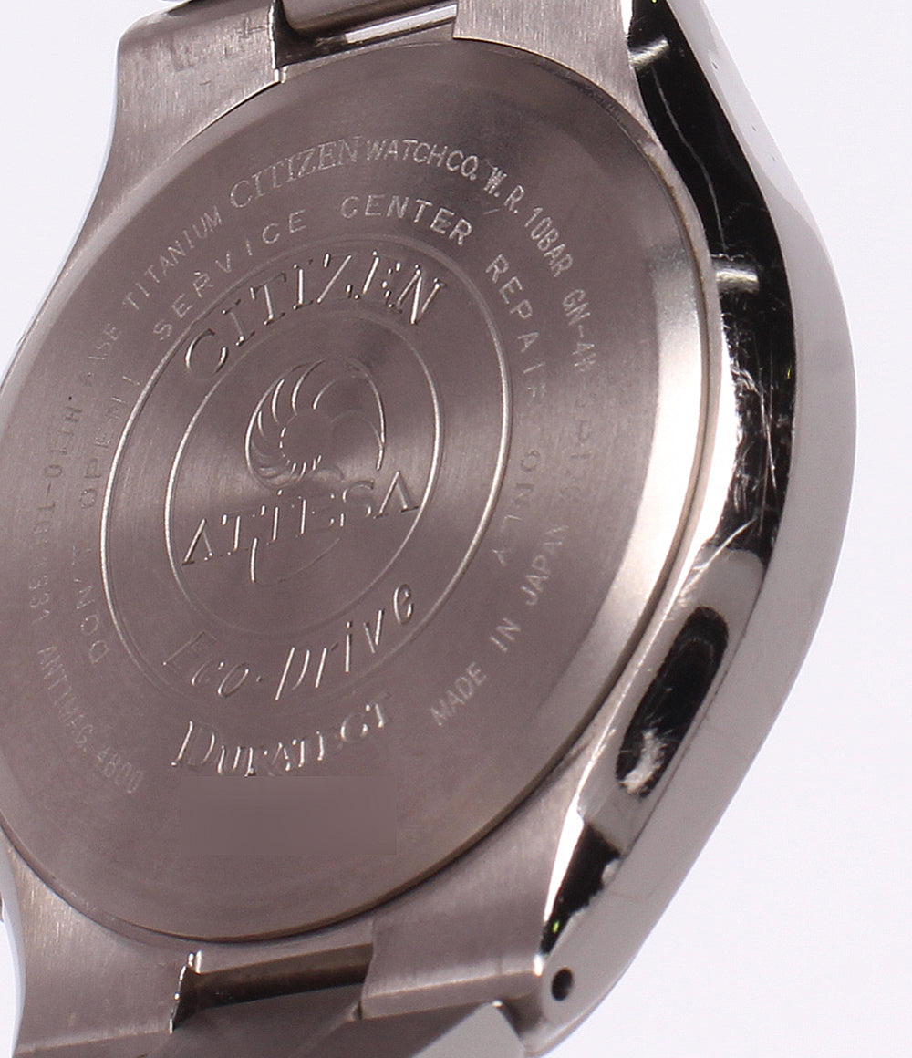 CITIZEN 腕時計 アテッサ ATTESA ソーラー ブラック H110-T011331 メンズ シチズン