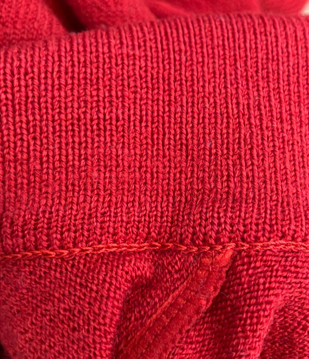 YVES SAINT LAURENT 長袖 襟付き ニット SSG6-886 レディース SIZE M イヴ・サンローラン
