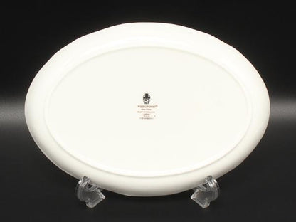 美品 WEDGWOOD オーバルトレイ 皿 24cm ワイルドストロベリー ウエッジウッド