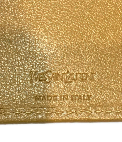 美品 イヴ・サンローラン 二つ折り財布 GUE568985 レディース YVES SAINT LAURENT