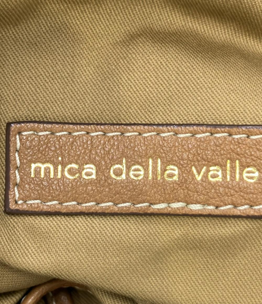 ミカデラヴァッレ 2WAY ハンドバッグ ショルダーバッグ 斜め掛け レディース mica della valle