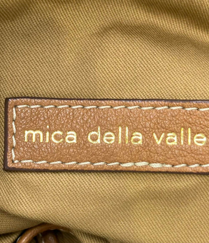 ミカデラヴァッレ 2WAY ハンドバッグ ショルダーバッグ 斜め掛け レディース mica della valle