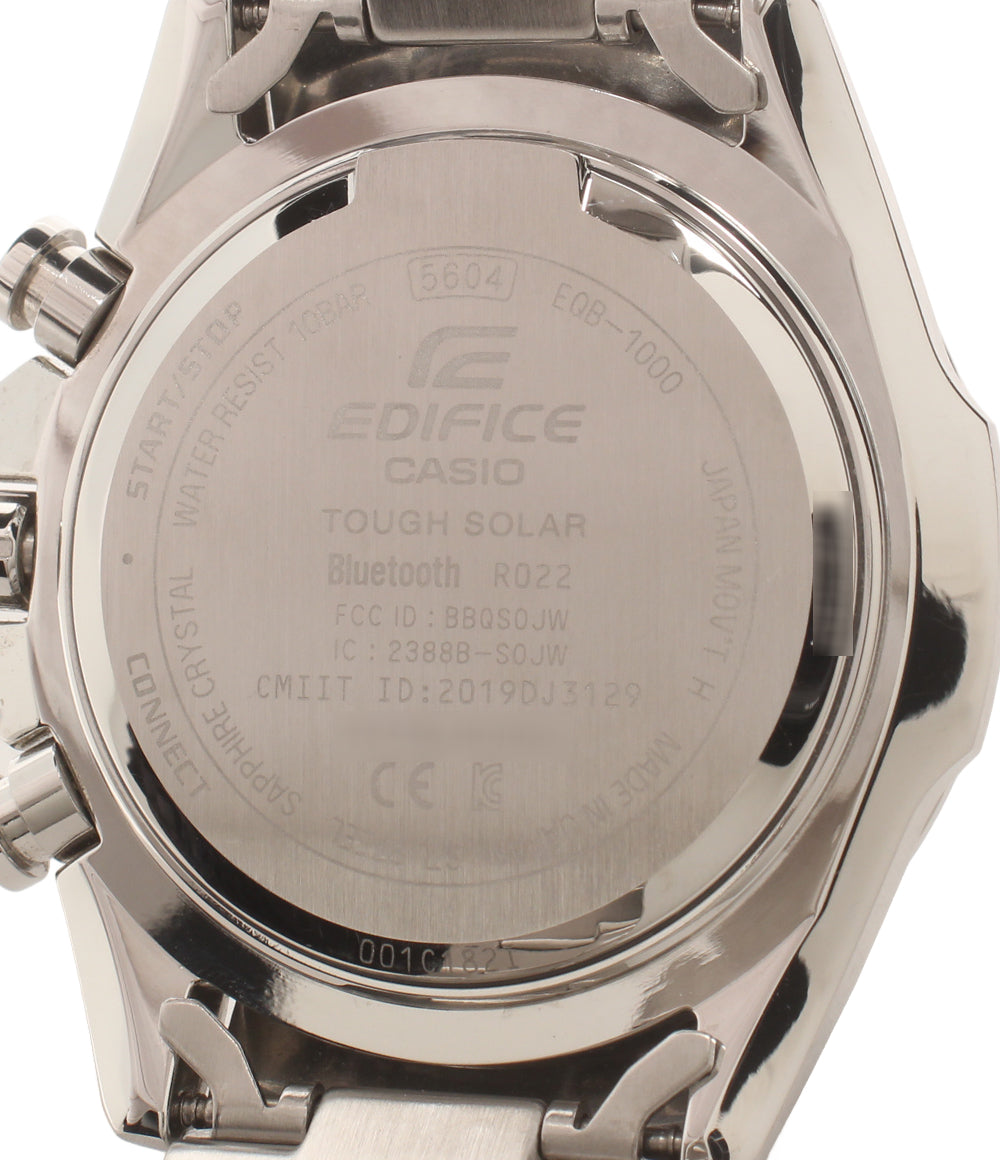 CASIO 腕時計 エディフィス EDIFICE ソーラー ブラック EQB-1000 メンズ カシオ