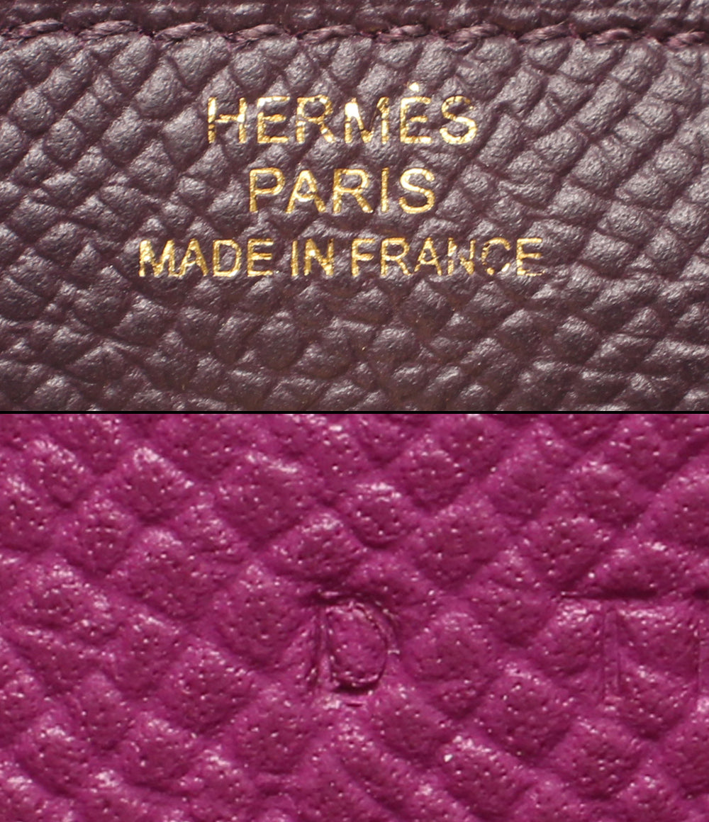 HERMES 長財布 D刻印 ゴールド金具 ケリーウォレット レディース エルメス