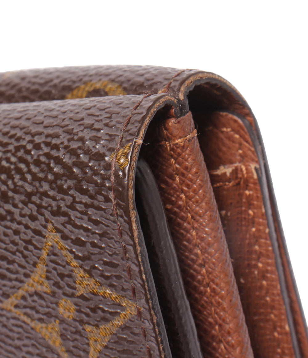 LOUIS VUITTON 三つ折り財布 Wホック ポルトフォイユ エリーズ モノグラム M61654 レディース メンズ ルイ・ヴィトン