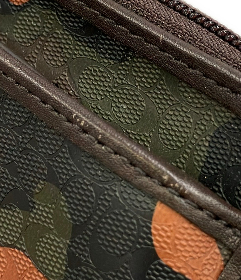 COACH ポーチ 迷彩柄 F63657 メンズ コーチ