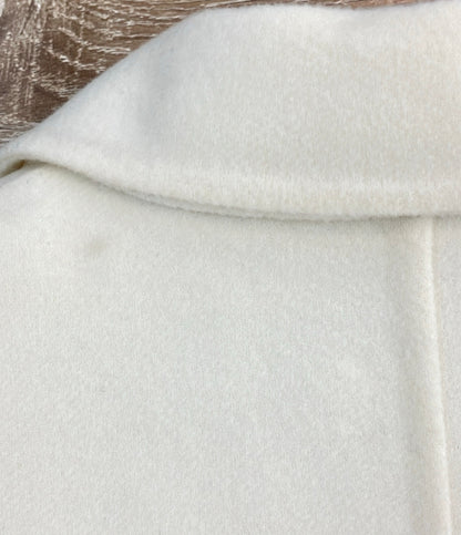 HERMES セリエボタン ダブルフェイス クルードセルロングコート カシミヤ100% 3H0188DA レディース SIZE 38 (S) エルメス