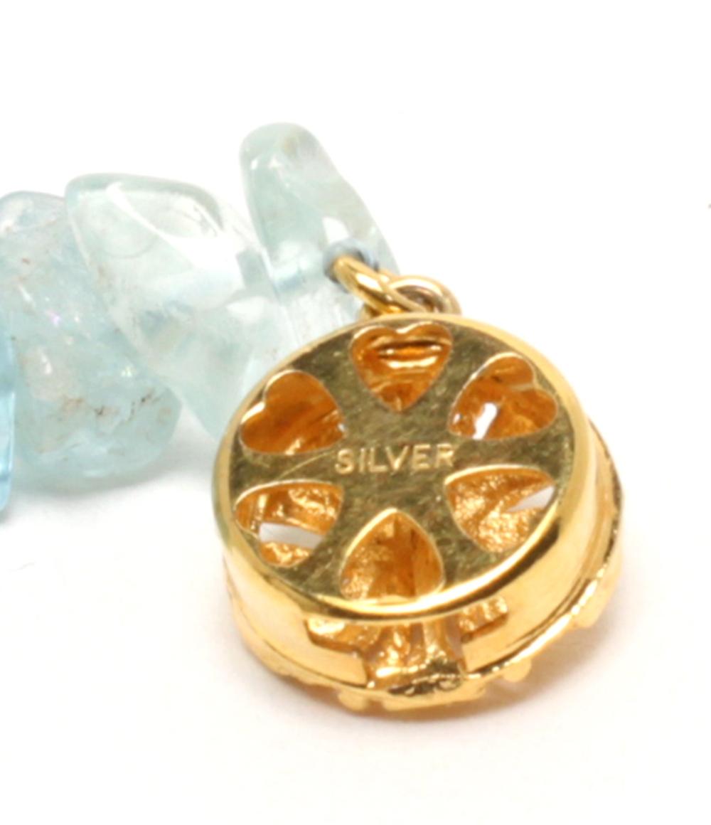 ネックレス SV アクアマリン レディース