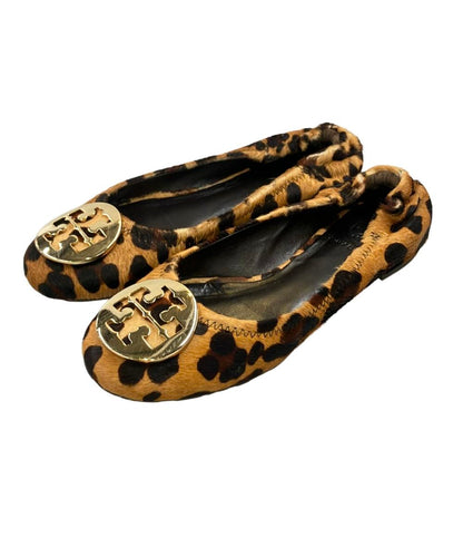 Tory Burch バレエシューズ レオパード柄 ハラコ レディース SIZE 5 1/2 (22.5cm) トリーバーチ
