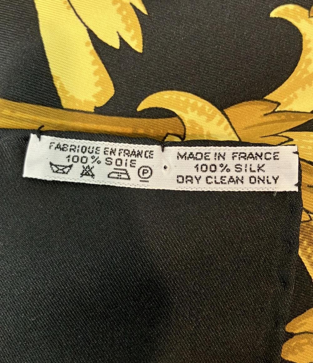 美品 エルメス スカーフ カレ90 シルク100% 轡の気品 le mors a la conetable レディース HERMES