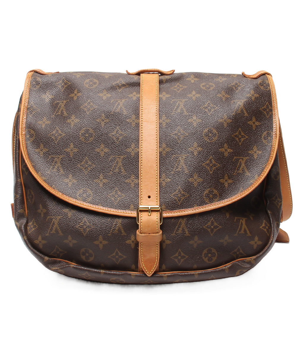 LOUIS VUITTON ショルダーバッグ 肩掛け 斜め掛け ソミュール35 モノグラム M42254 レディース メンズ ルイ・ヴィトン