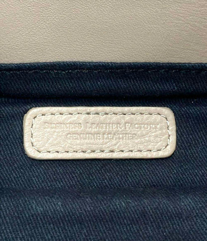 美品 ビジネスレザーファクトリー クラッチバッグ セカンドバッグ レザー レディース BUSINESS LEATHER FACTORY