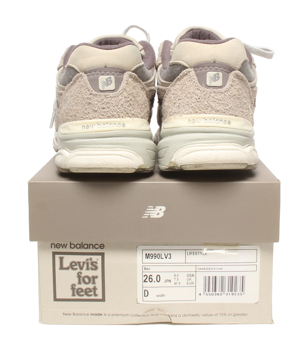 NEW BALANCE ローカットスニーカー M990LV3 メンズ SIZE 26.0 ニューバランス