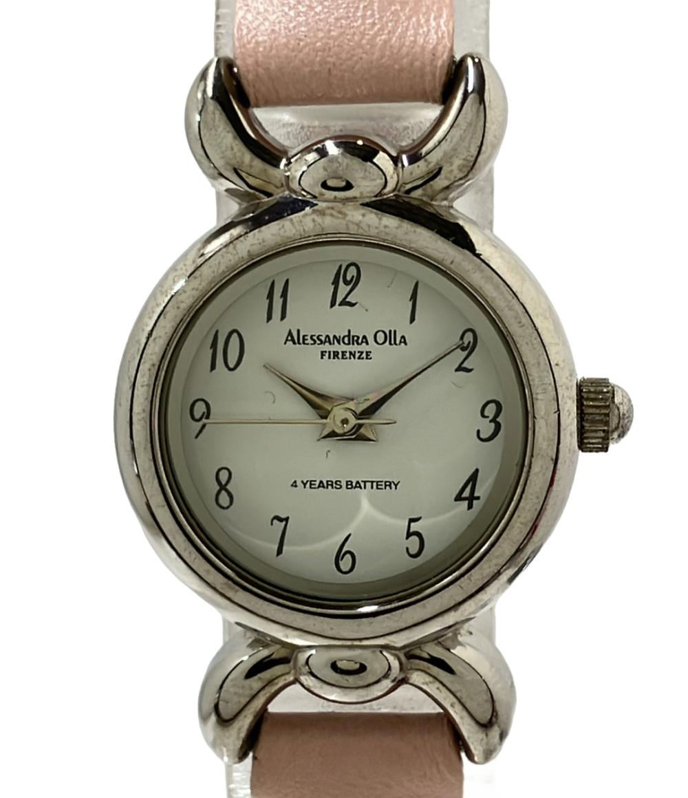 ALESSANDRA OLLA 腕時計 クオーツ ホワイト レディース アレサンドラオーラ
