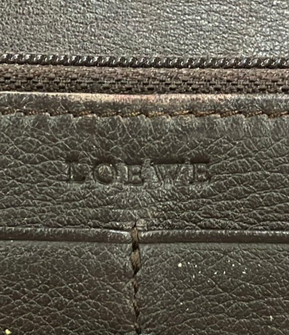 LOEWE 二つ折り長財布 レザー レディース ロエベ