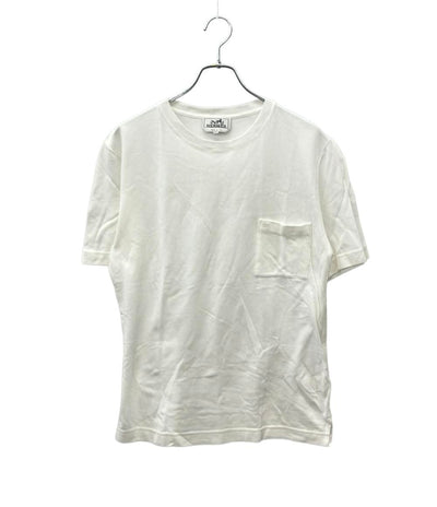 HERMES 半袖シャツ 胸ポケットロゴ  刺繍 メンズ SIZE S エルメス