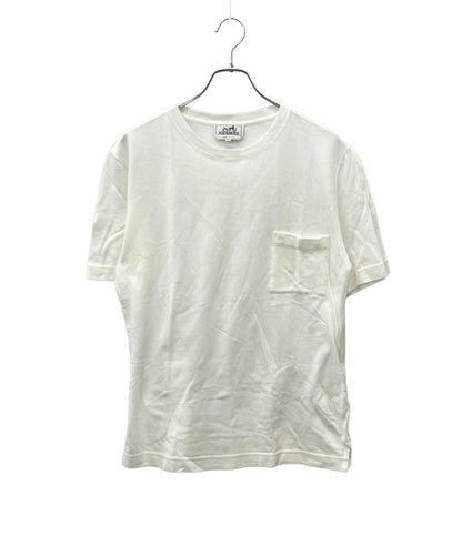 HERMES 半袖シャツ 胸ポケットロゴ  刺繍 メンズ SIZE S エルメス