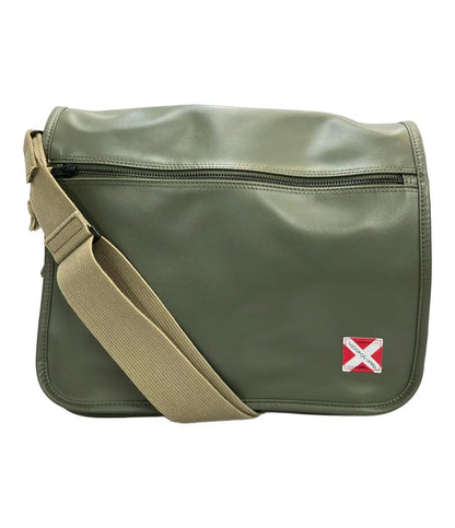 美品 LUGGAGE LABEL メッセンジャーバッグ ショルダーバッグ 斜め掛け ライナー メンズ ラゲッジレーベル