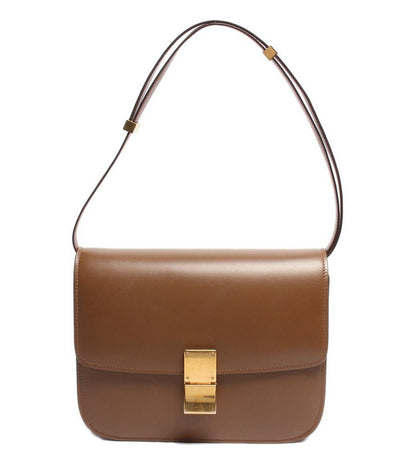 セリーヌ 2way レザー ショルダーバッグ ゴールド金具 クラシックボックス ミディアム カーフスキン レディース CELINE