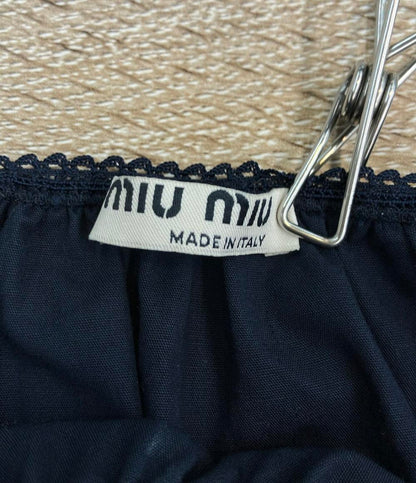 Miu Miu 半袖ブラウス カットソー パフスリーブ オフショルダー レディース SIZE 40 (S) ミュウ ミュウ