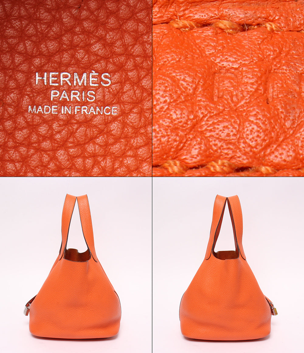 HERMES ハンドバッグ シルバー金具 R刻印 ピコタンロックMM レディース エルメス