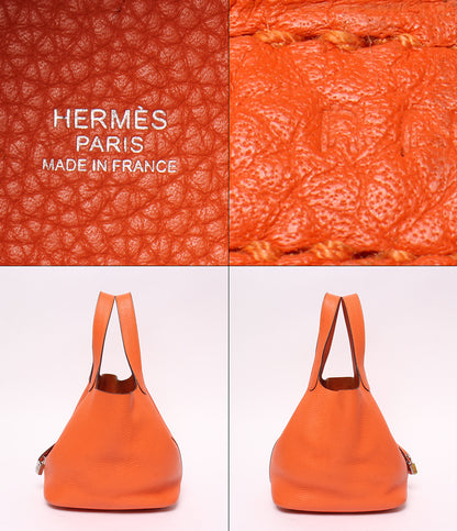 HERMES ハンドバッグ シルバー金具 R刻印 ピコタンロックMM レディース エルメス