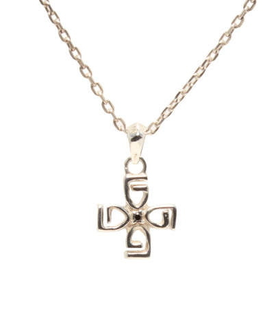 GARNI ネックレス SV925 SV ロゴ クロスモチーフ ユニセックス ガルニ