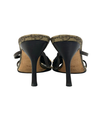 GUCCI サンダル GGキャンバス ハート レディース SIZE 36 1/2 C (23.5cm) グッチ