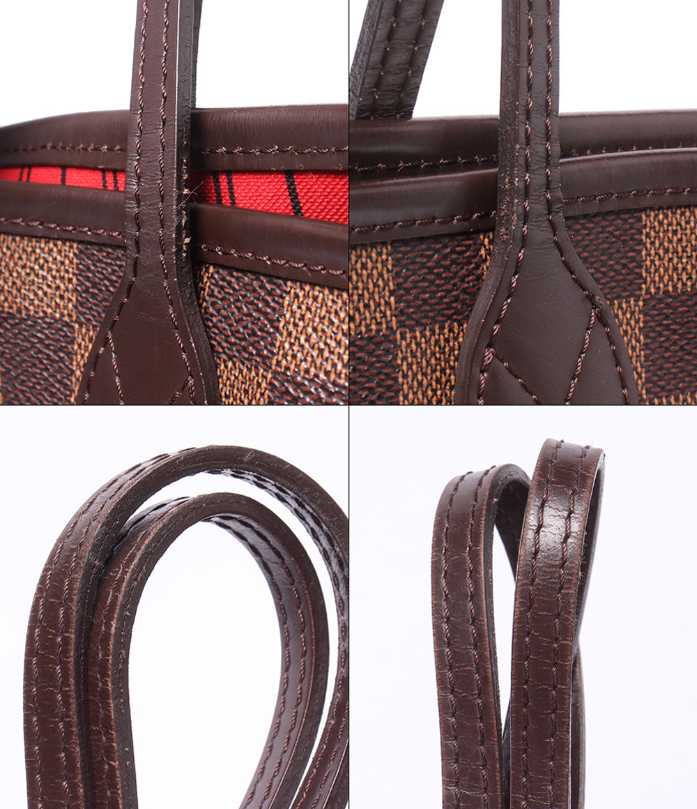 LOUIS VUITTON トートバッグ ショルダーバッグ 肩掛け ネヴァーフル MM ダミエ エベヌ N41358 レディース ルイ・ヴィトン