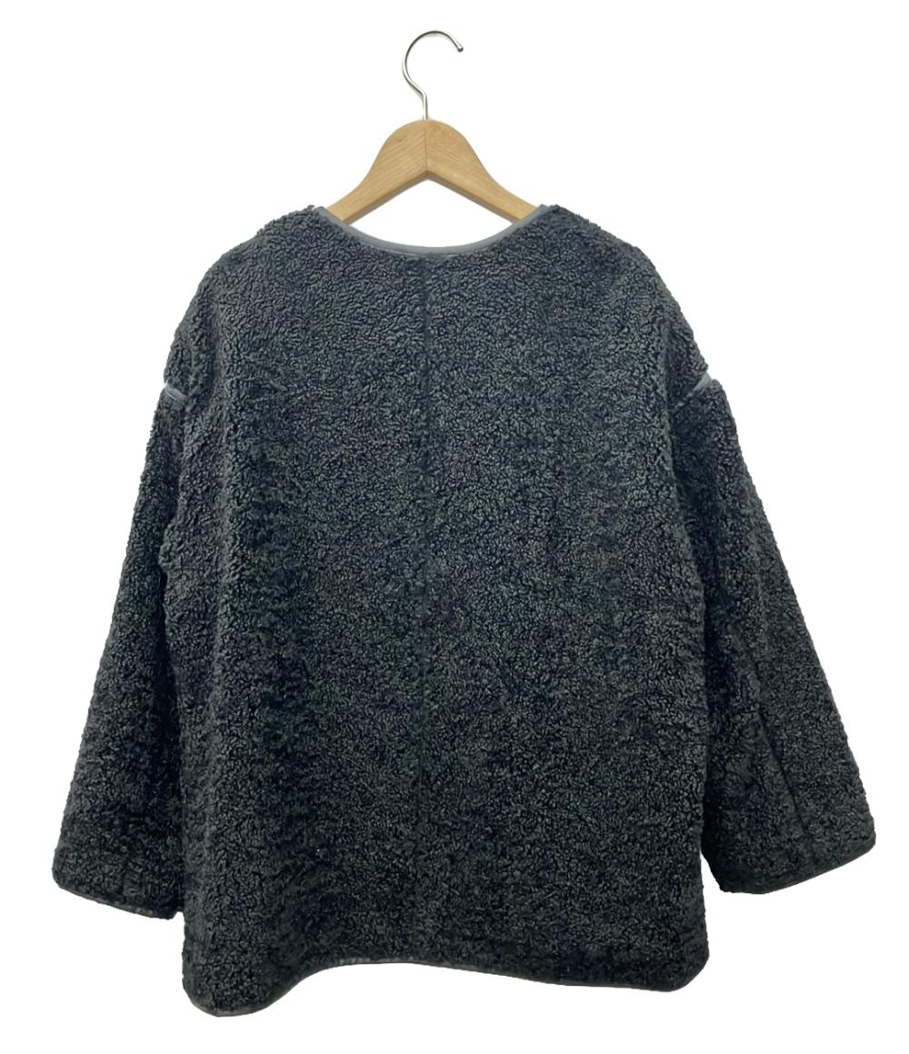 美品 グリーンレーベルリラクシング ノーカラージャケット レディース SIZE XS (XS) green label relaxing